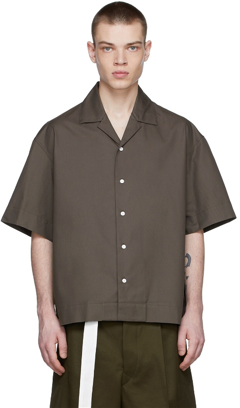 Photo: UNIFORME Brown Cotton Shirt
