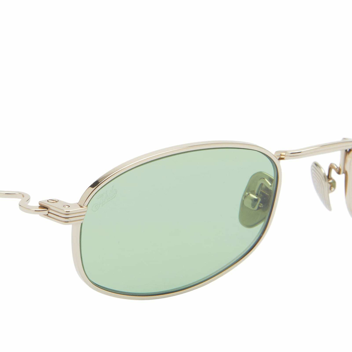 AKILA Icon Sunglasses in Gold/Light Green 
