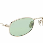 AKILA Icon Sunglasses in Gold/Light Green 