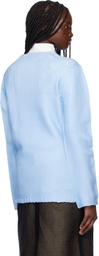 Comme des Garçons Shirt Blue Crewneck Sweater