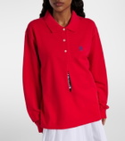 Prada Logo cotton piqué polo shirt