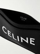 CELINE - Logo-Print Leather Cardholder