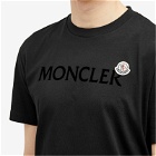 Moncler Men's Tonal Logo T-Shirt in Black