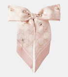 Gucci GG set of 2 silk scrunchies