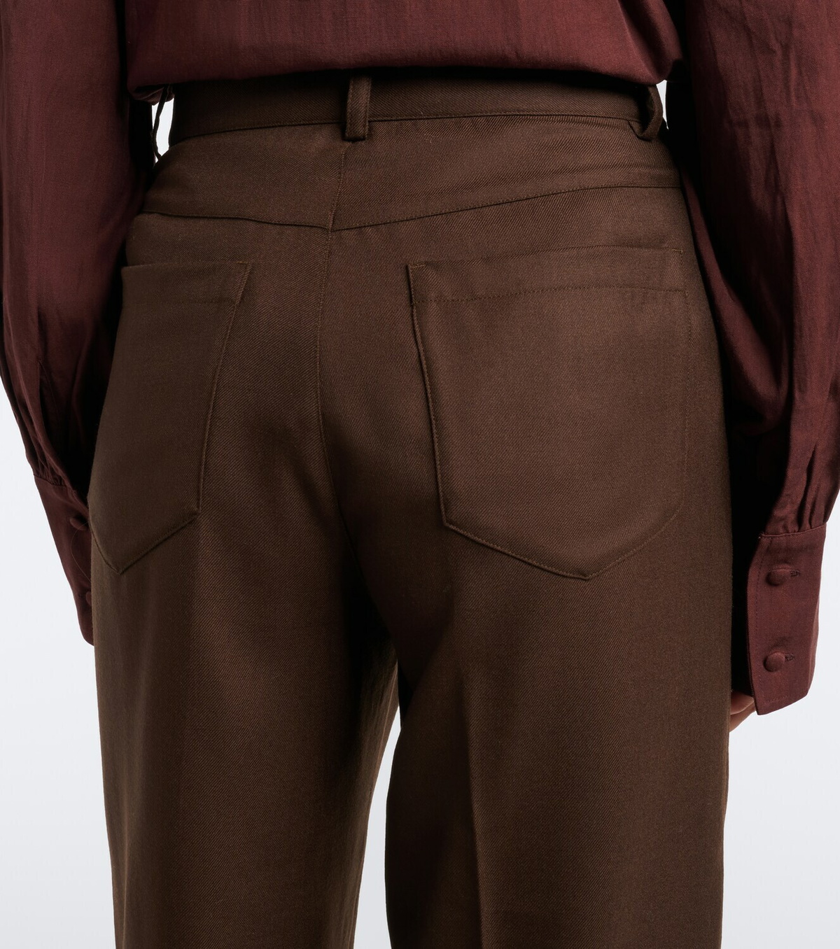 Xu Zhi Wool capri pants