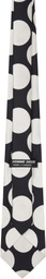 Comme des Garçons Homme Deux Black & White Polka Dot Tie