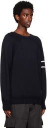 Moncler Navy Crewneck Sweater