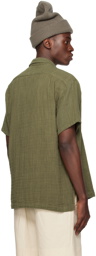 Greg Lauren Khaki Boxy Shirt