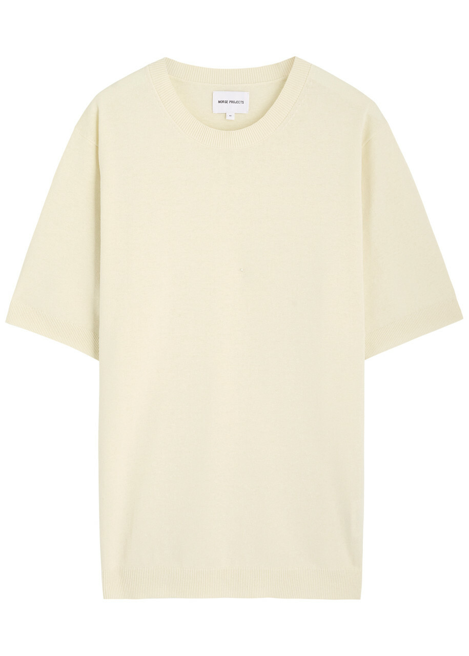Norse Projects Rhys Linen-blend T-shirt Ecru Norse Projects