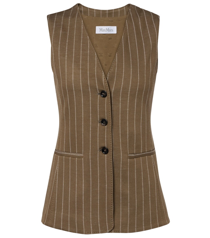 Photo: Max Mara Striped vest