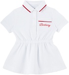 Burberry Baby White Patch Pocket Dress
