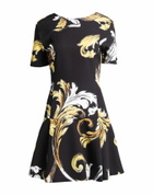 Versace Jeans Couture Womens Mini dress in Black
