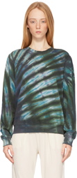 Raquel Allegra Navy Tie-Dye Perfect Sweatshirt