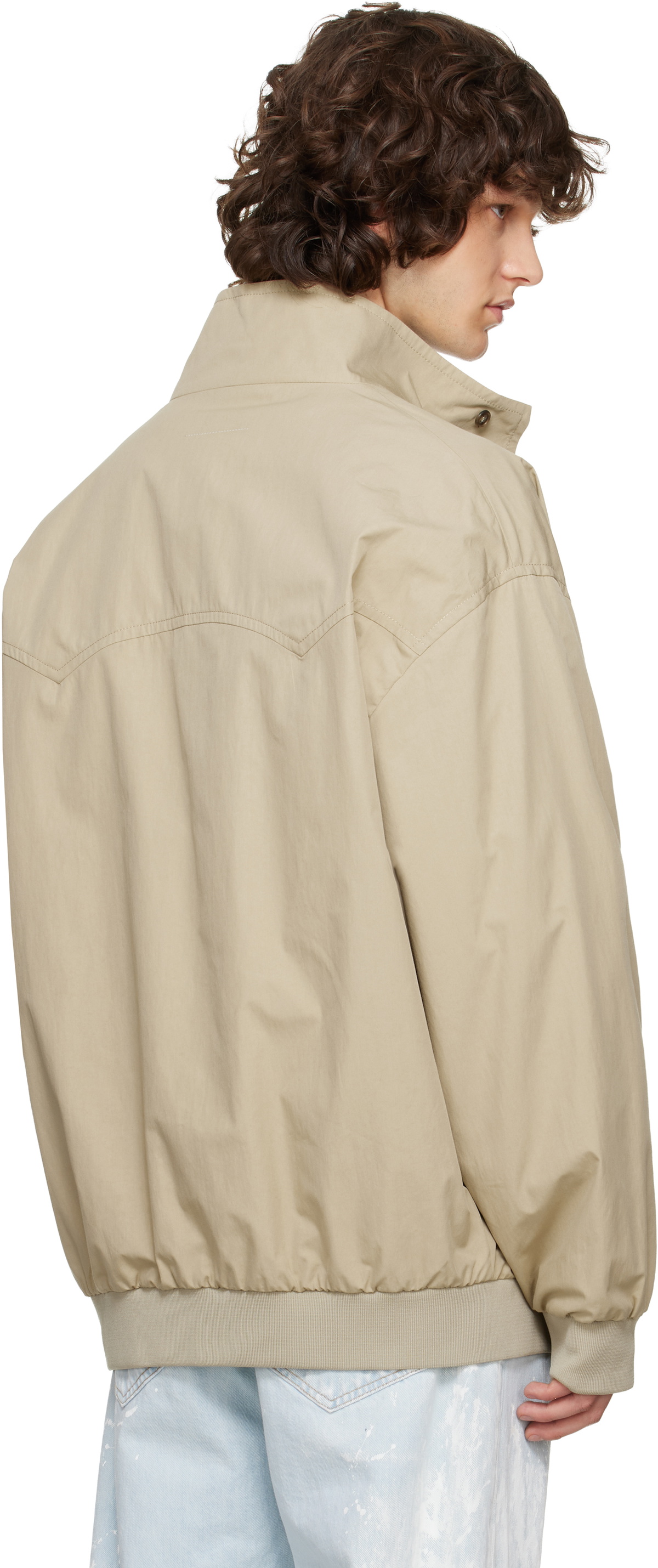 MM6 Maison Margiela Beige Sports Jacket MM6 Maison Margiela