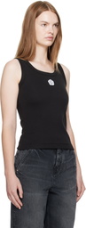 Kenzo Black Kenzo Paris 'Boke Flower 2.0' Rib Tank Top