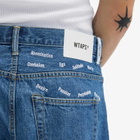 WTAPS Men's 13 Embroidered Straight Leg Denim Jeans in Indigo