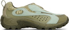 Merrell 1TRL Blue & Green Moc Speed Streak Evo Sneakers