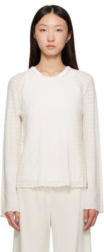 Photo: Loulou de Saison Off-White Greta Sweater