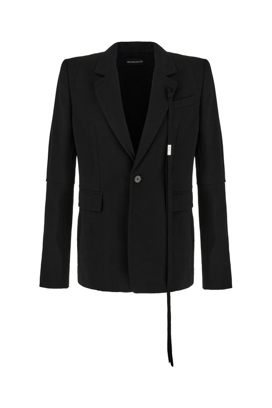 Photo: Ann Demeulemeester Black Viscose Blend Blazer