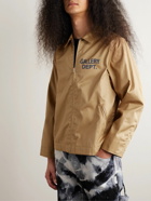 Gallery Dept. - Montecito Logo-Print Cotton-Gabardine Overshirt - Brown