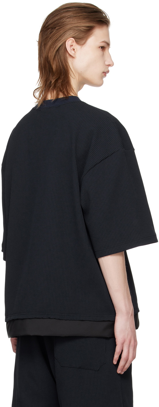 meanswhile Navy Water-Repellent T-Shirt