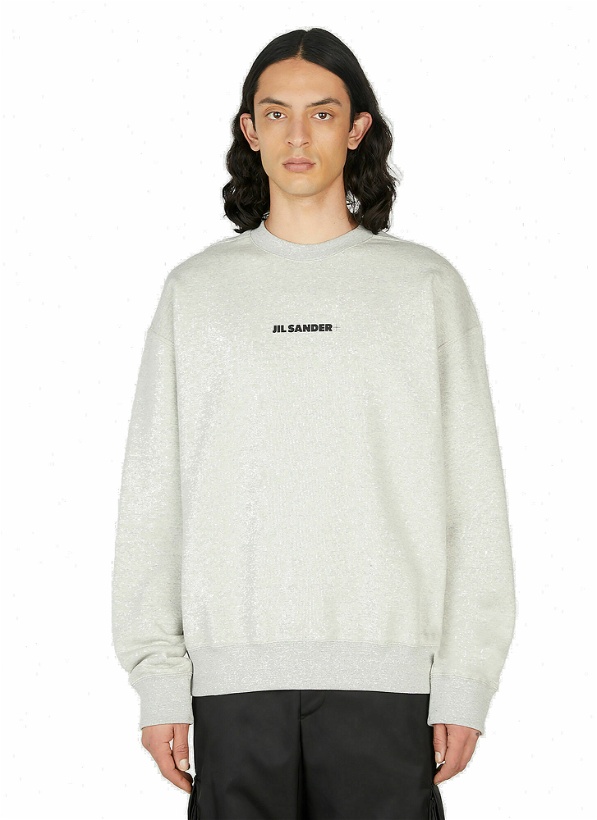 Photo: Jil Sander+ - Logo Sweatshirt in Grey