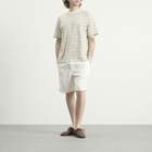 Auralee Men's Gradient Stripe Jersey T-Shirt in Fade Mint Stripe