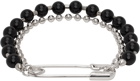 Numbering Silver & Black #9909 Bracelet