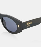 Fendi Fendi Roma oval sunglasses