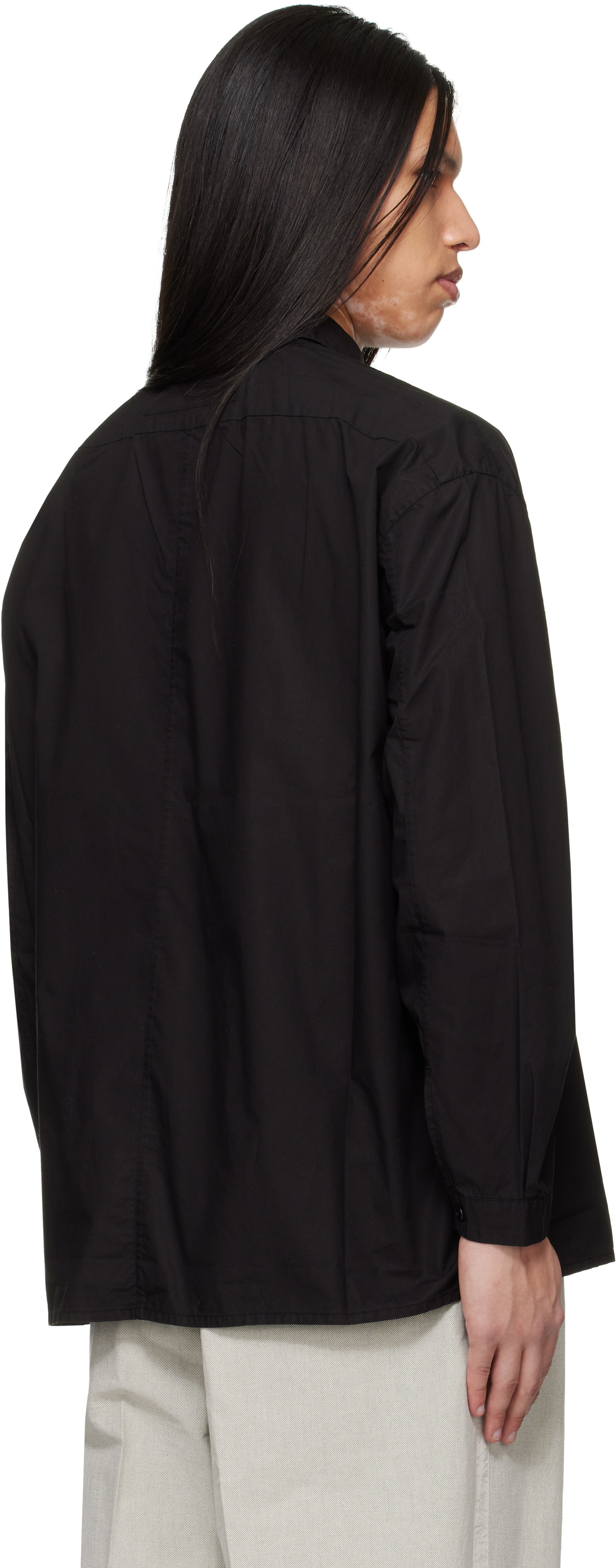 Toogood Black 'The Draughtsman' Shirt