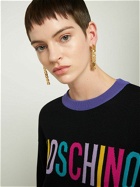 MOSCHINO - Logo Lettering Pendant Earrings