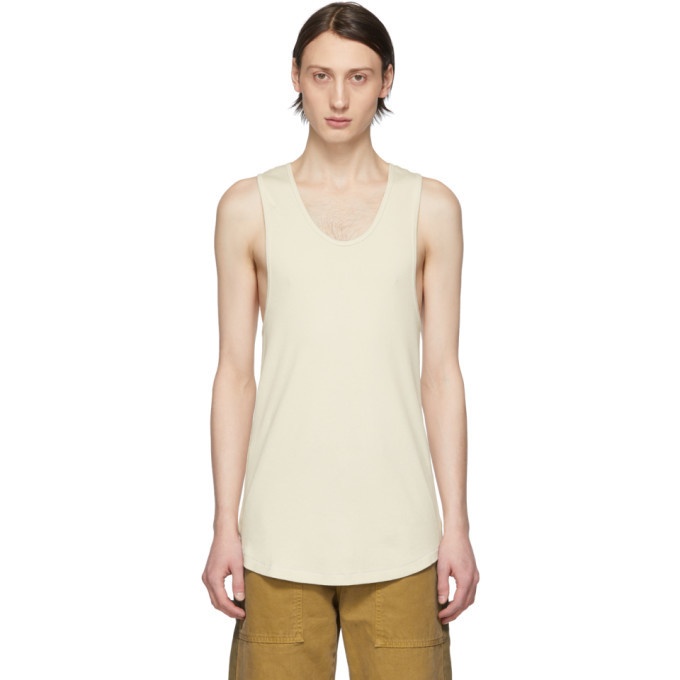 Photo: Billy Off-White Colton Undershirt Tank Top