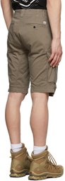 C.P. Company Khaki Sateen Cargo Shorts