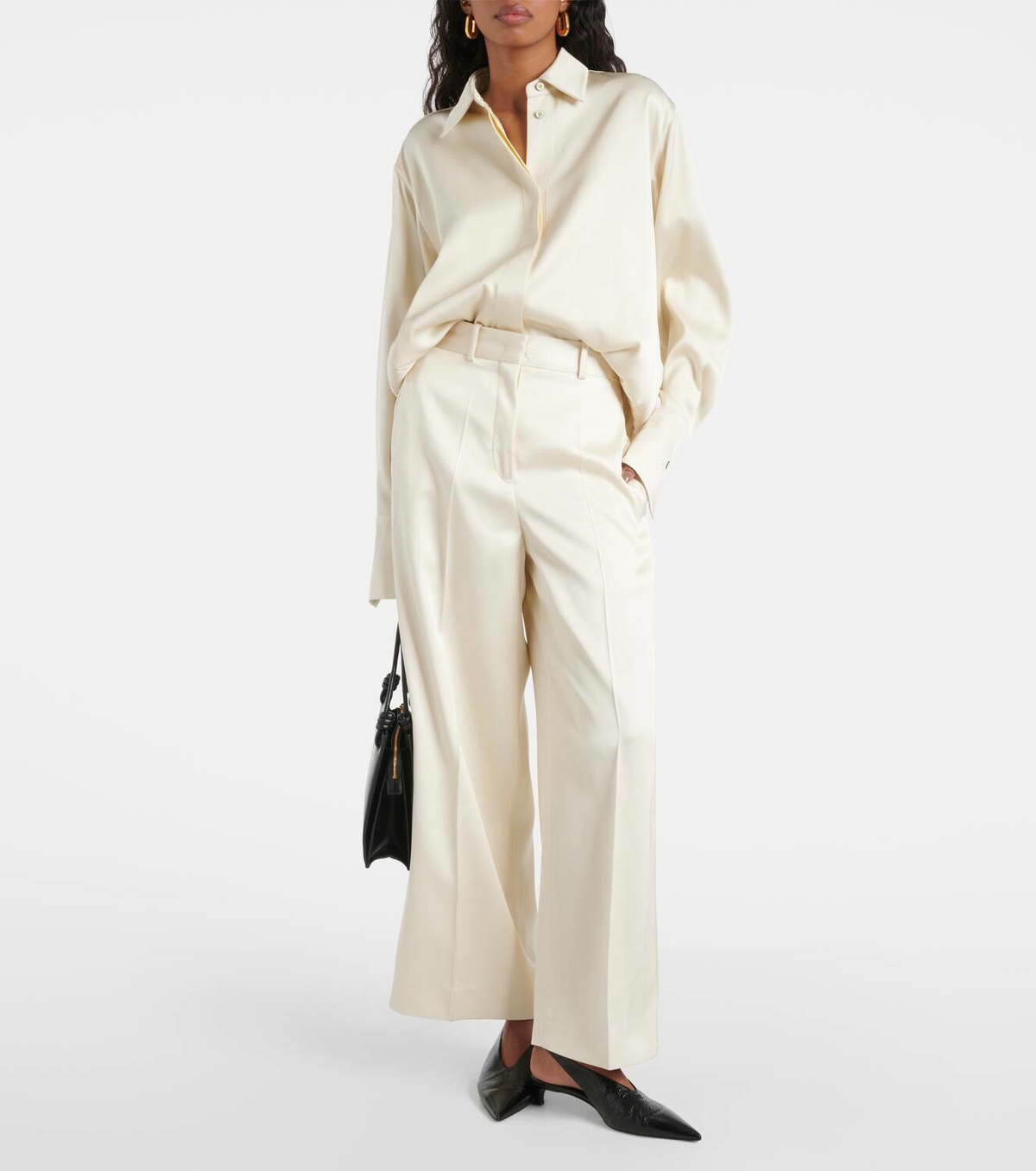 Jil Sander Satin wide-leg pants Jil Sander