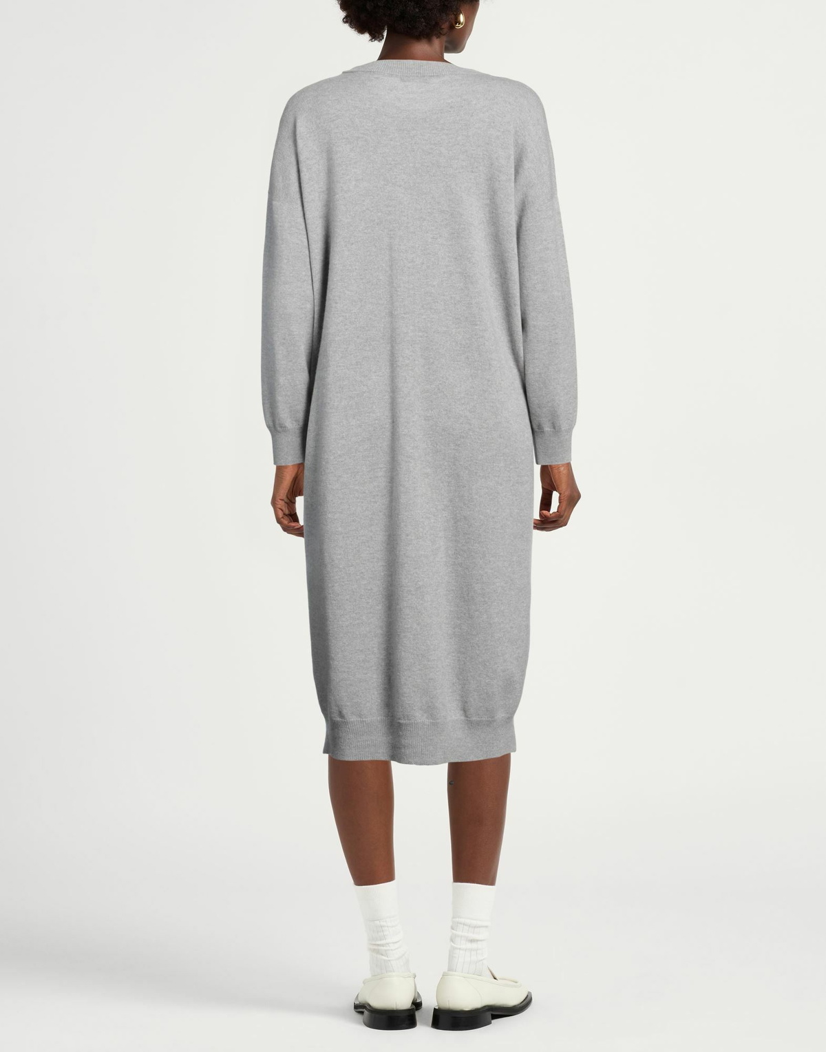 Peserico Womens Midi dress in Grey