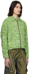 Andersson Bell Green Burn Out Jacket