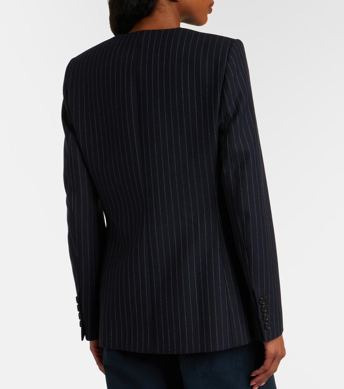 Nili Lotan Gertrude pinstripe virgin wool jacket