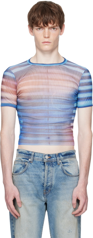 Photo: Jean Paul Gaultier Blue 'The Air' Baby T-shirt