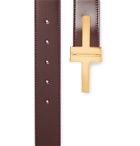 TOM FORD - 3cm Leather Belt - Brown