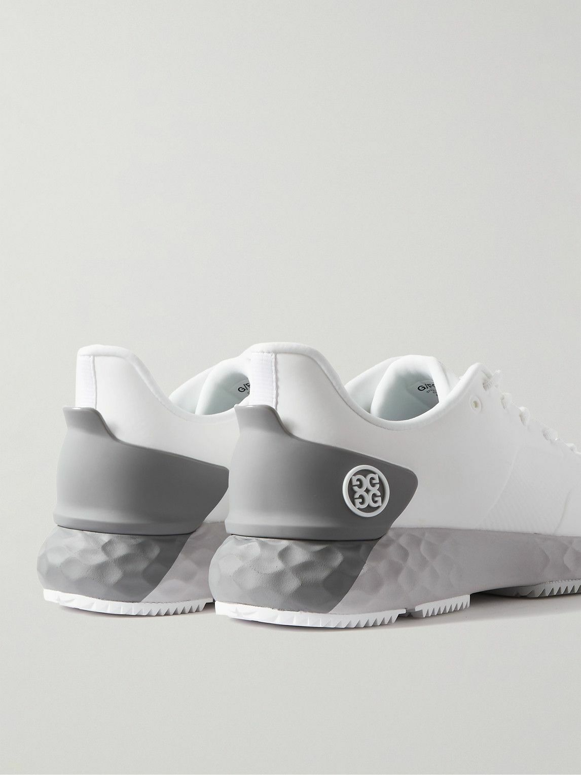G/FORE - MG4 Rubber-Trimmed Shell Golf Sneakers - White G/FORE