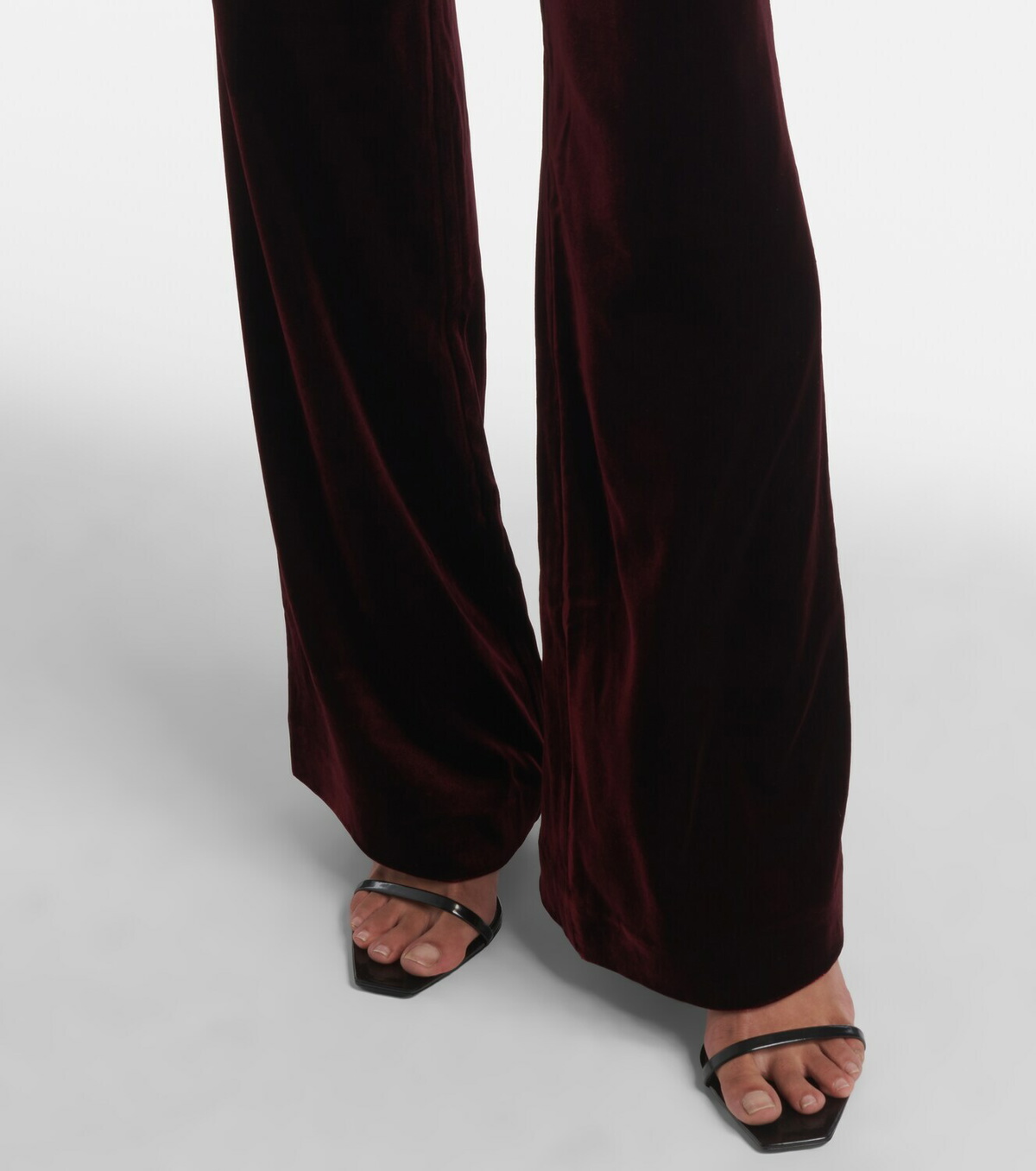 Roland Mouret Velvet wide-leg pants