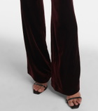 Roland Mouret Velvet wide-leg pants