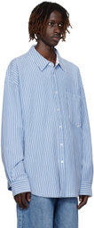 Alexander Wang Blue Button Down Shirt