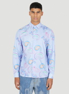 Paisley Manager Shirt in Light Blue