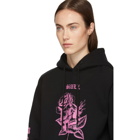 Marcelo Burlon County of Milan Black Skull Tattoo Hoodie