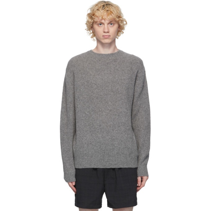 BEAMS PLUS Grey Cashmere and Silk Sweater Beams Plus