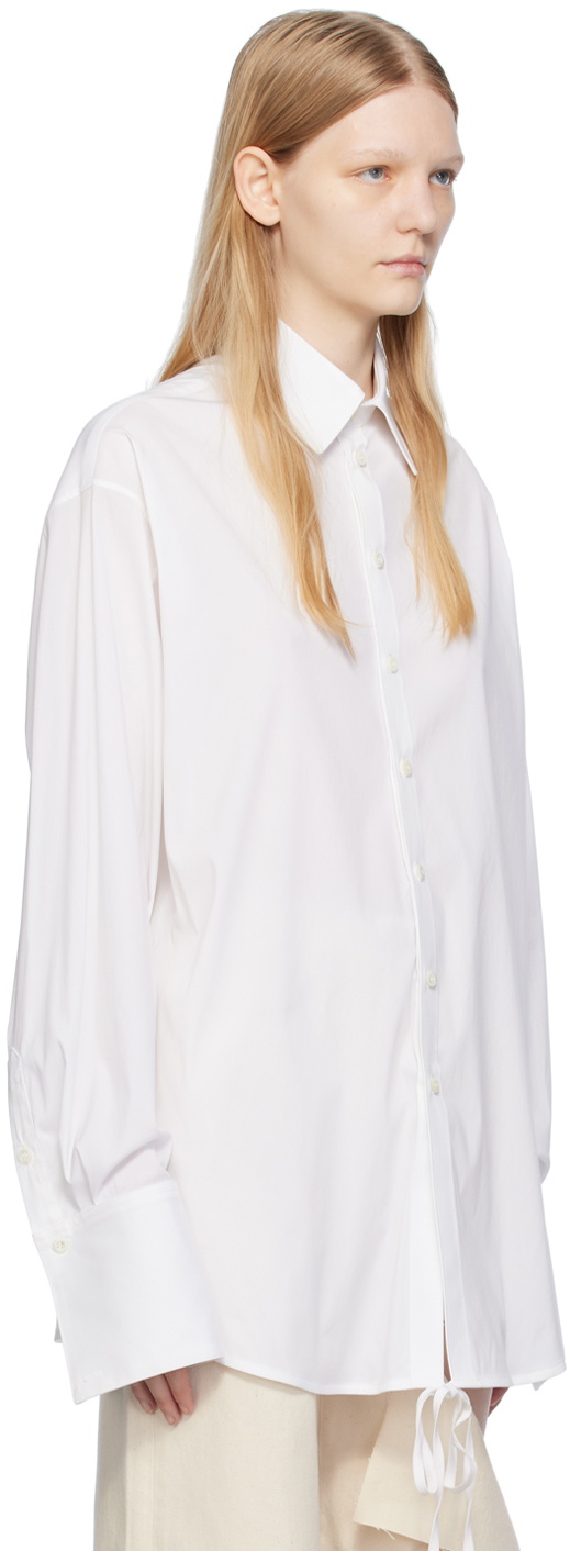 Peter Do Off-White Wrap Shirt
