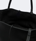 The Row Park Tote Three leather shopper