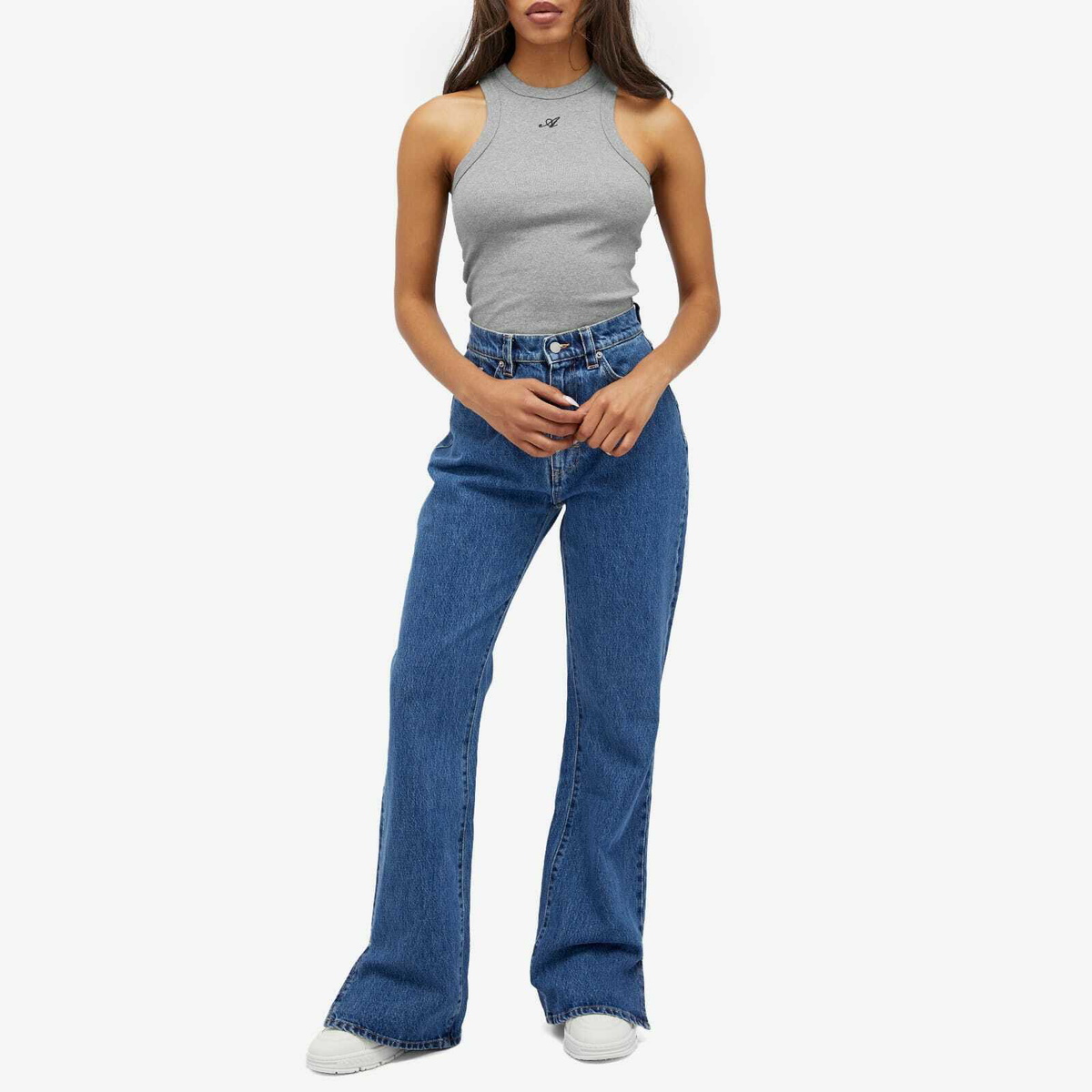 デニム・ジーパン Axel Arigato Ryder Flared Jeans Solid Axel Arigato Women's Ryder Flared Jeans in Mid Blue Axel Arigato