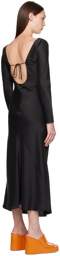 Silk Laundry Black Sienna Maxi Dress